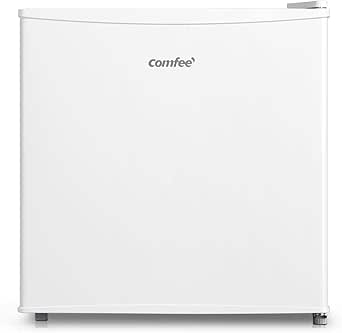 COMFEE' RCD50WH1(E) 43L Frigorífico de sobremesa de una puerta para la habitación, casa, oficina o dormitorio, blanco